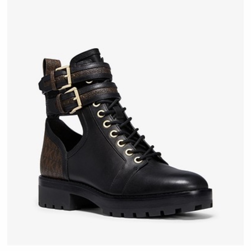 Michael Kors combat boots